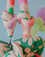 Puffy Drawstring Bag  - Daisy Field