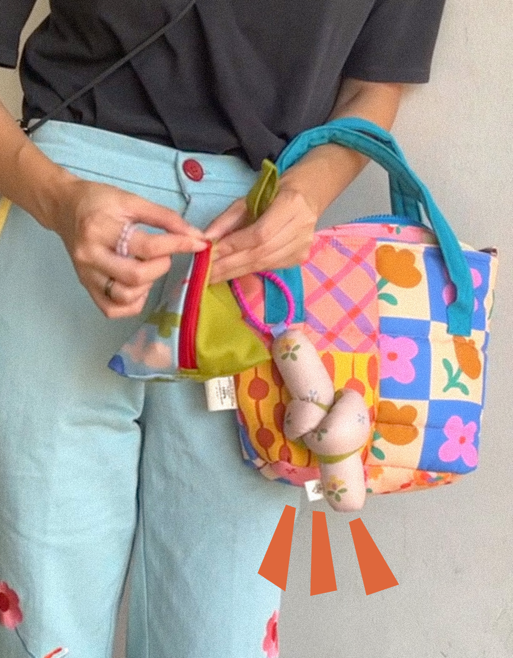 [ FREE GIFT ] NOT FOR SALE - Upcycle - Puffy Twisted Charm