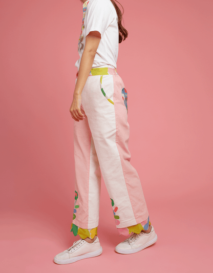 Scallop Pants - Rossi - PINK
