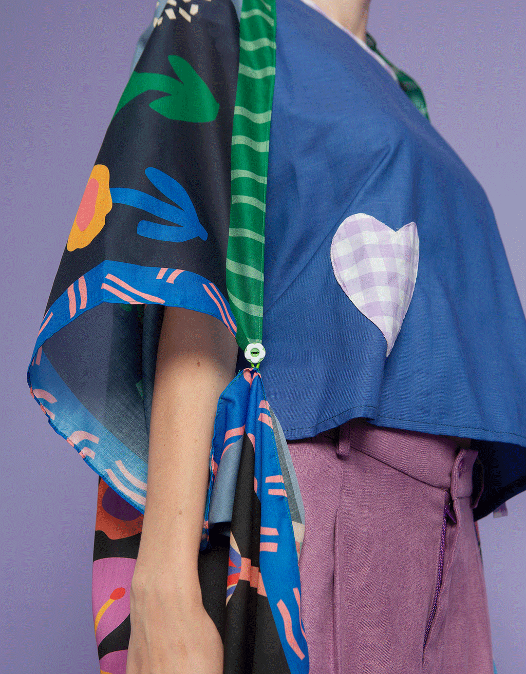 Outer Scarf - Botanical Spring