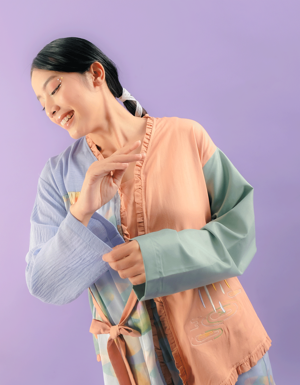 Blouse Ikat - Drizzle