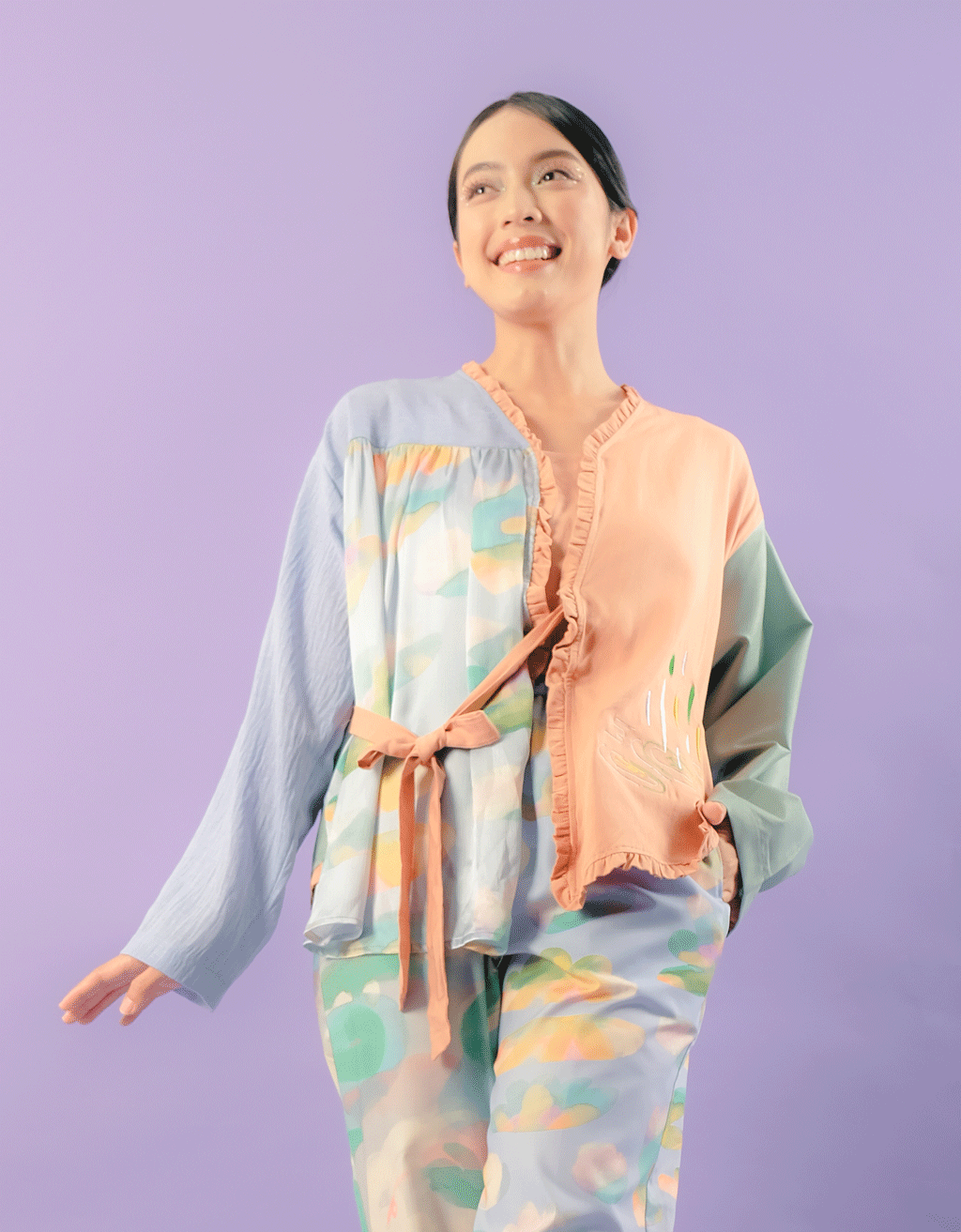 Blouse Ikat - Drizzle