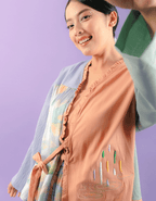 Blouse Ikat - Drizzle