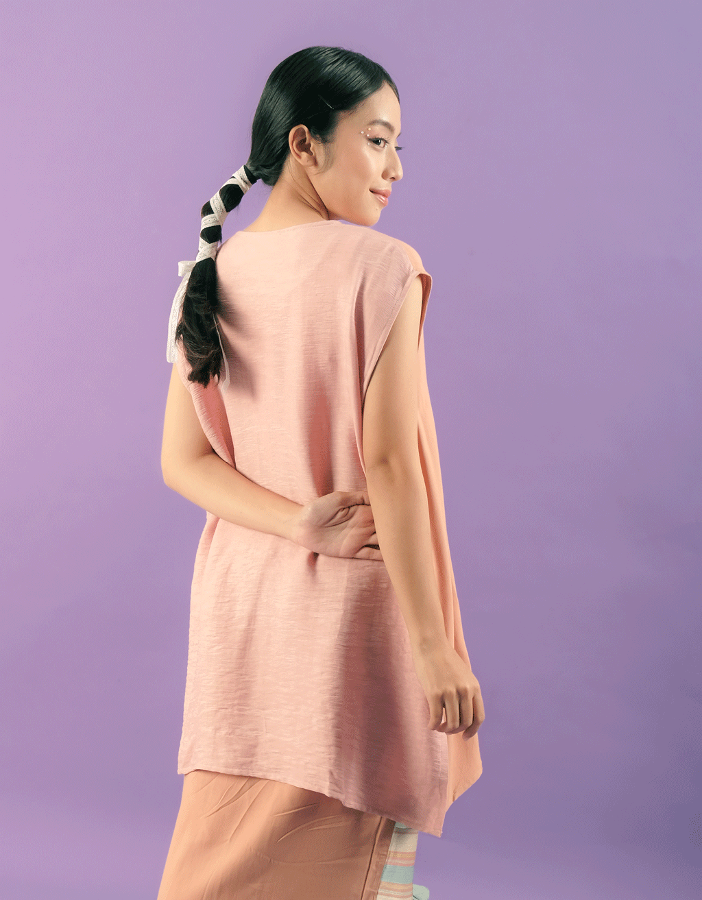 Sleeveless Tunic - Raindrops