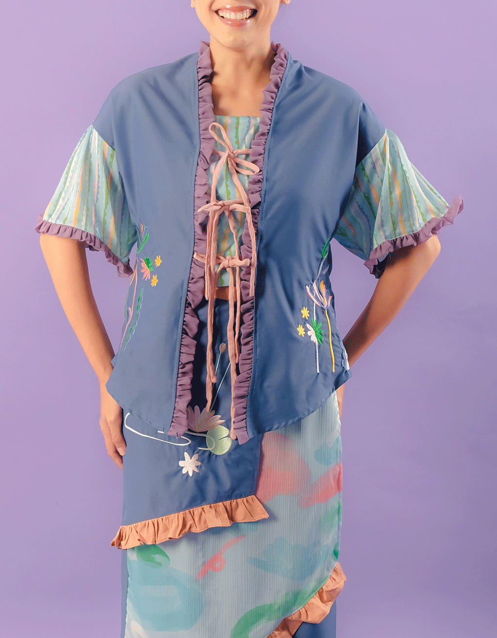 Kebaya Kutubaru-Water Lily