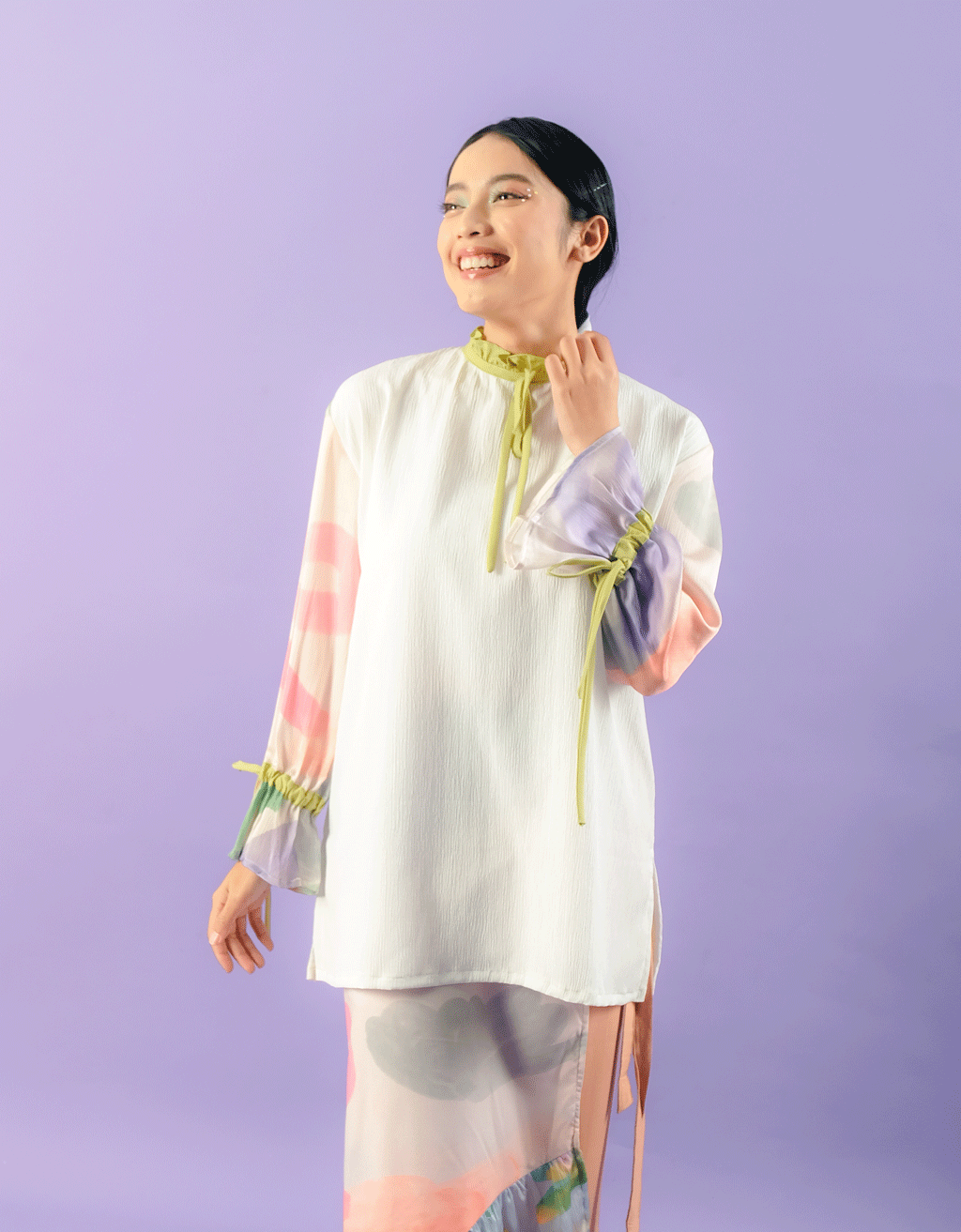 Kurung Blouse - Misty