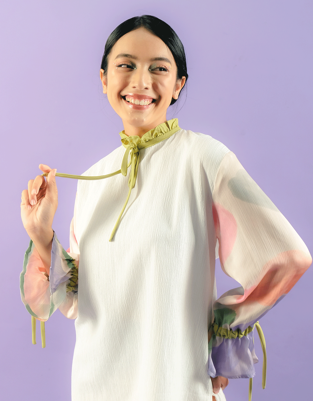 Kurung Blouse - Misty