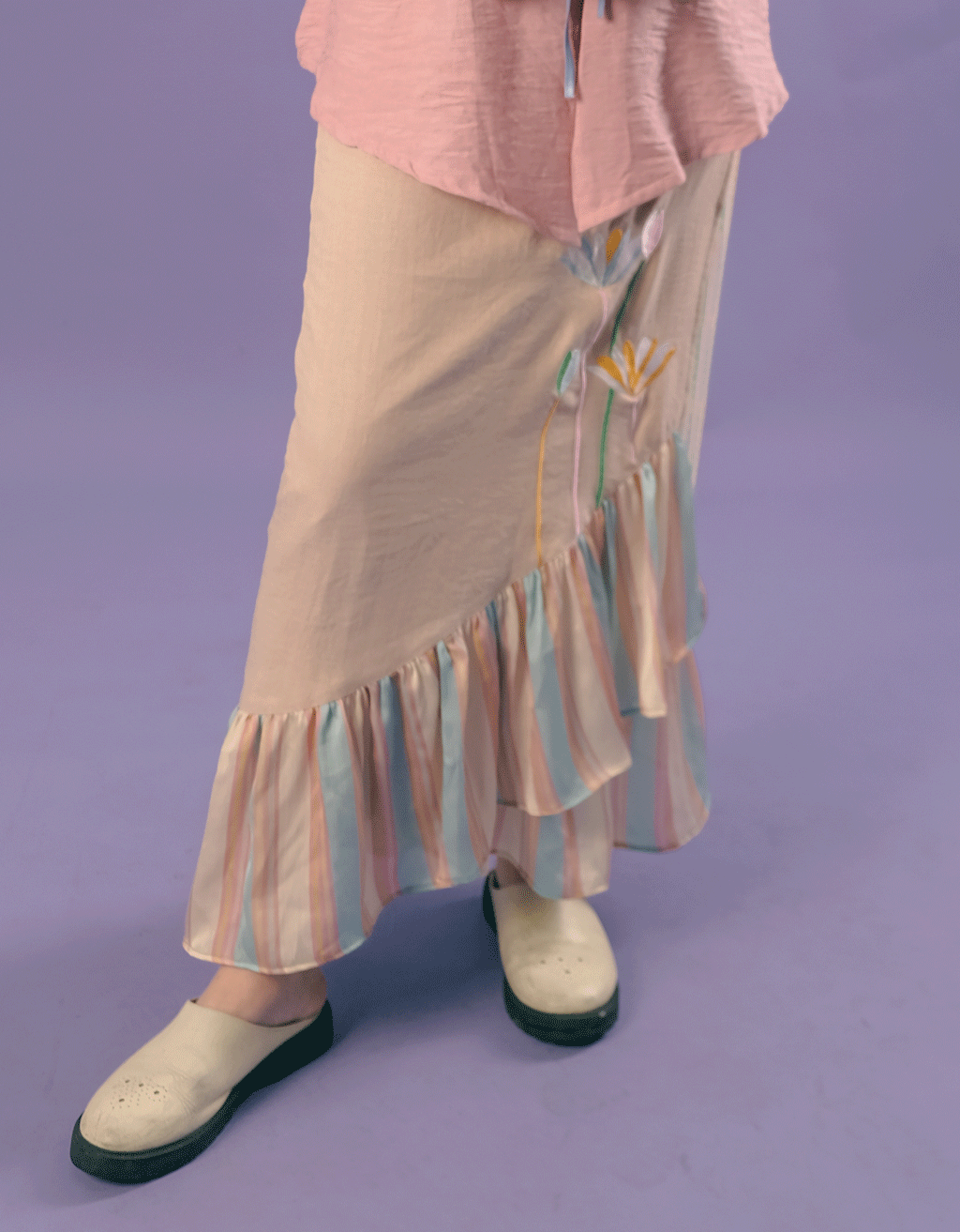 Wrap Skirt - Water Lily