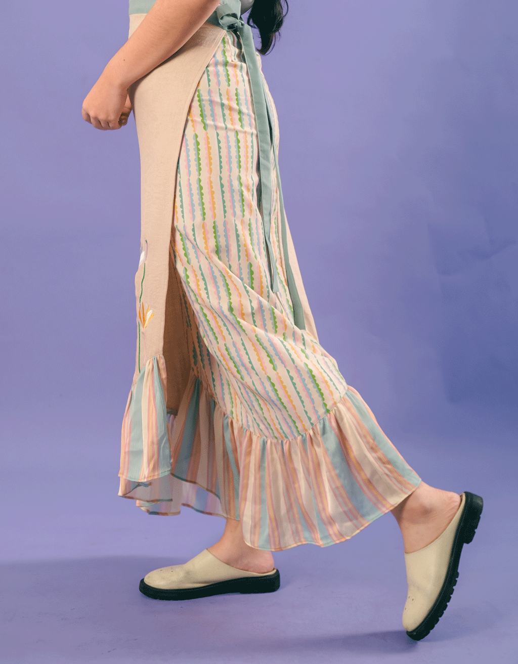 Wrap Skirt - Water Lily