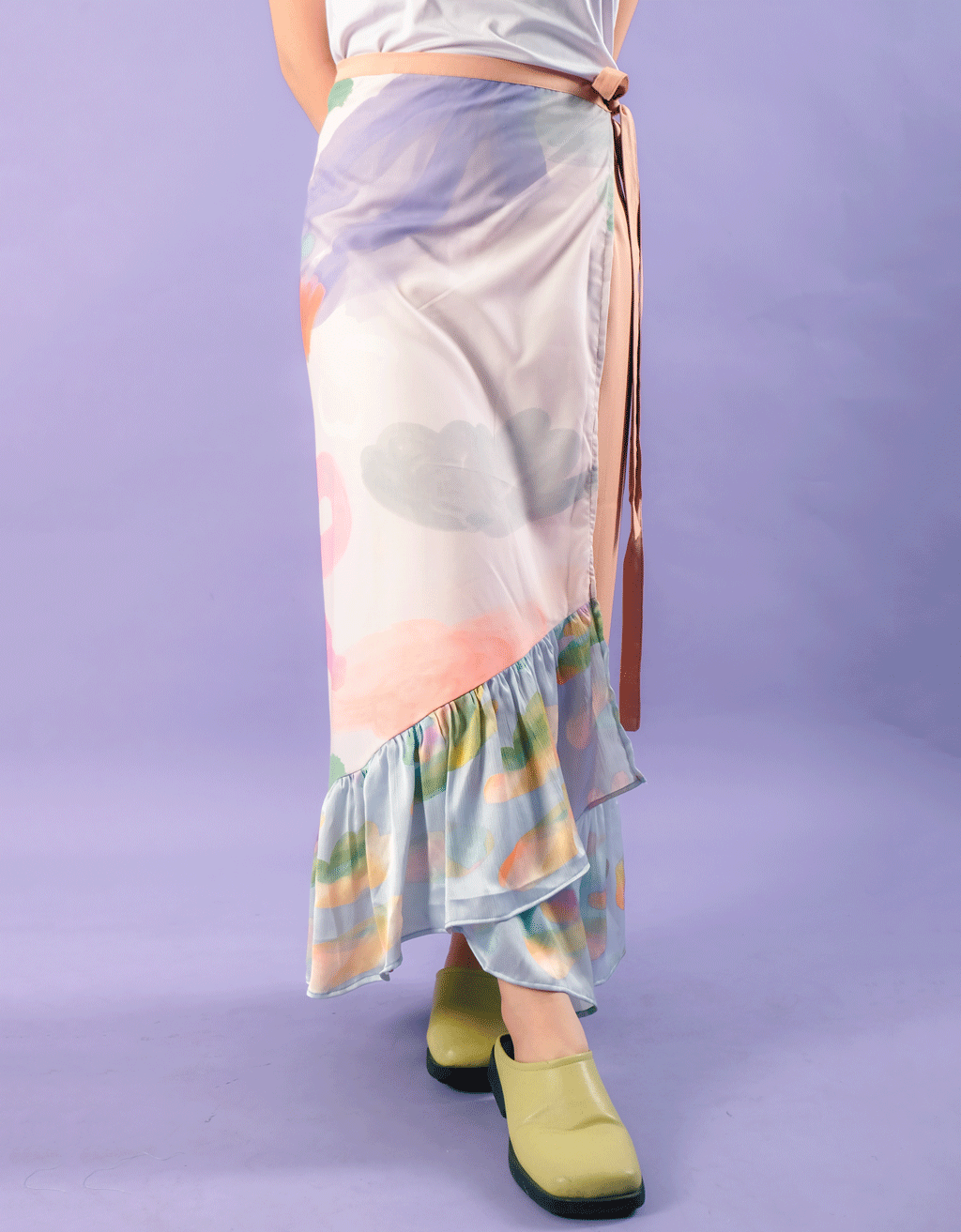 Wrap Skirt - Misty