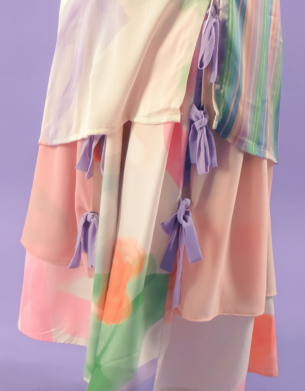 Ribbon Skirt - Misty