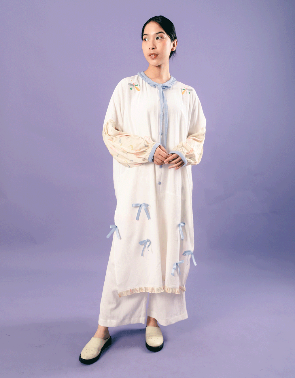 Longline Tunic - Raindrops