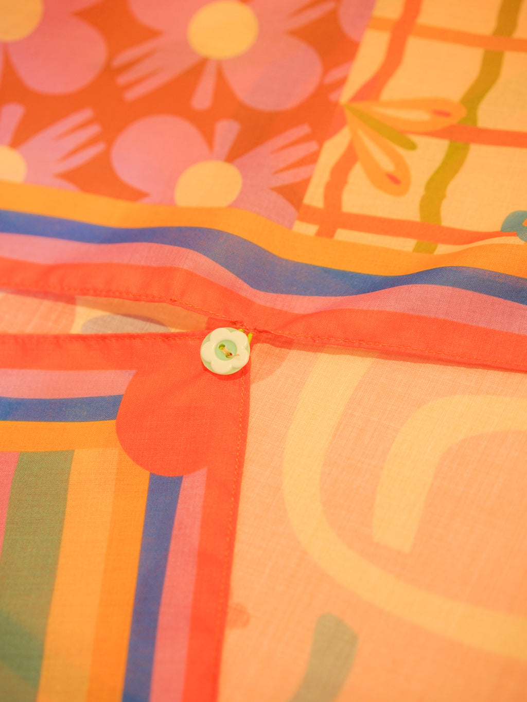 Outer Scarf - Flower Wheels