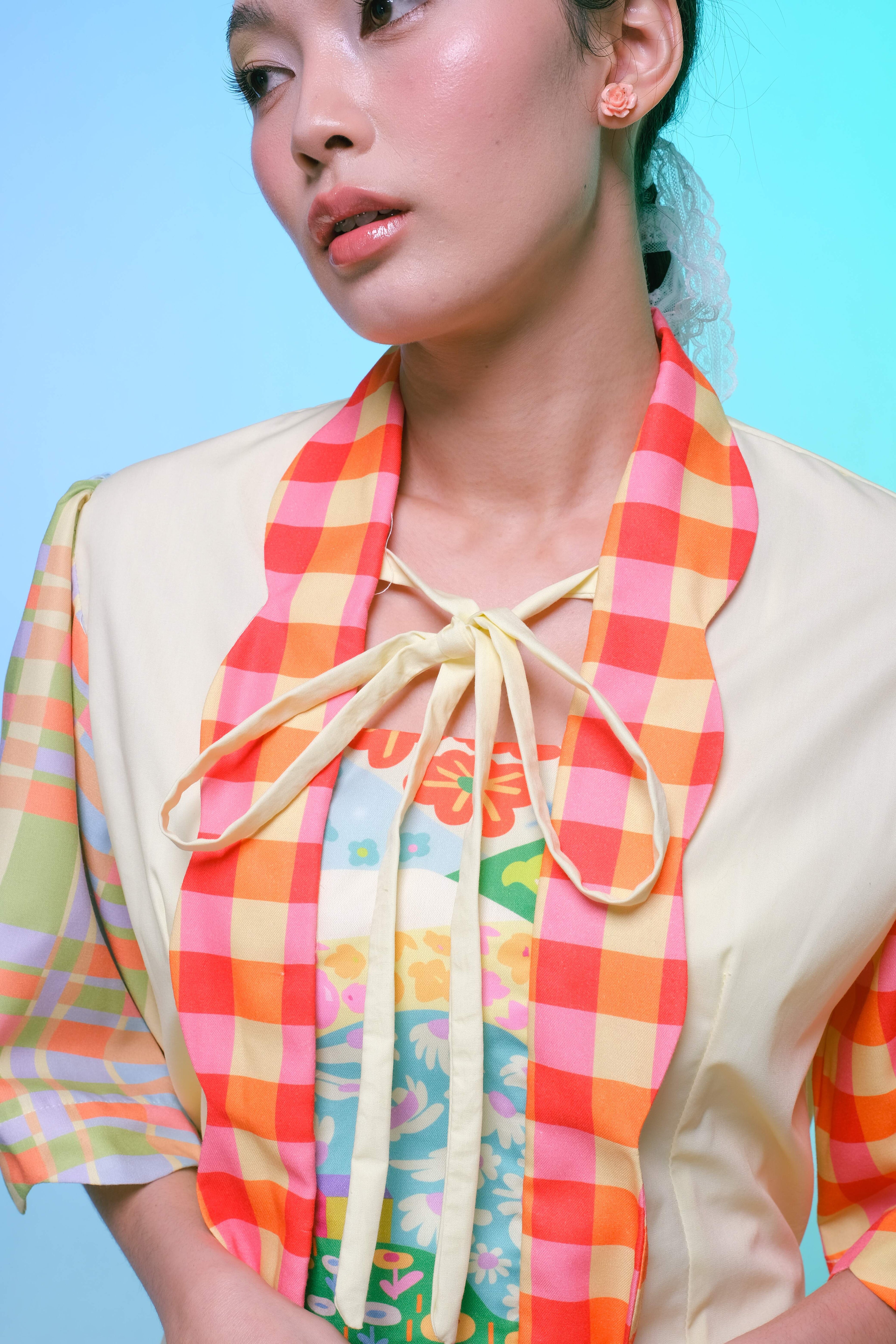 Kebaya Scallop - Plaids Pause (PO)