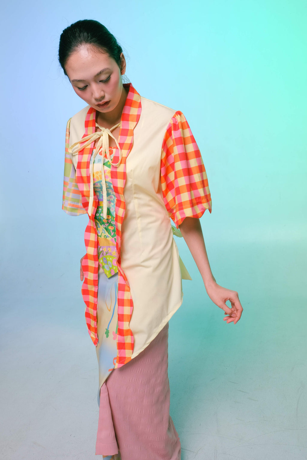 Kebaya Scallop - Plaids Pause (PO)