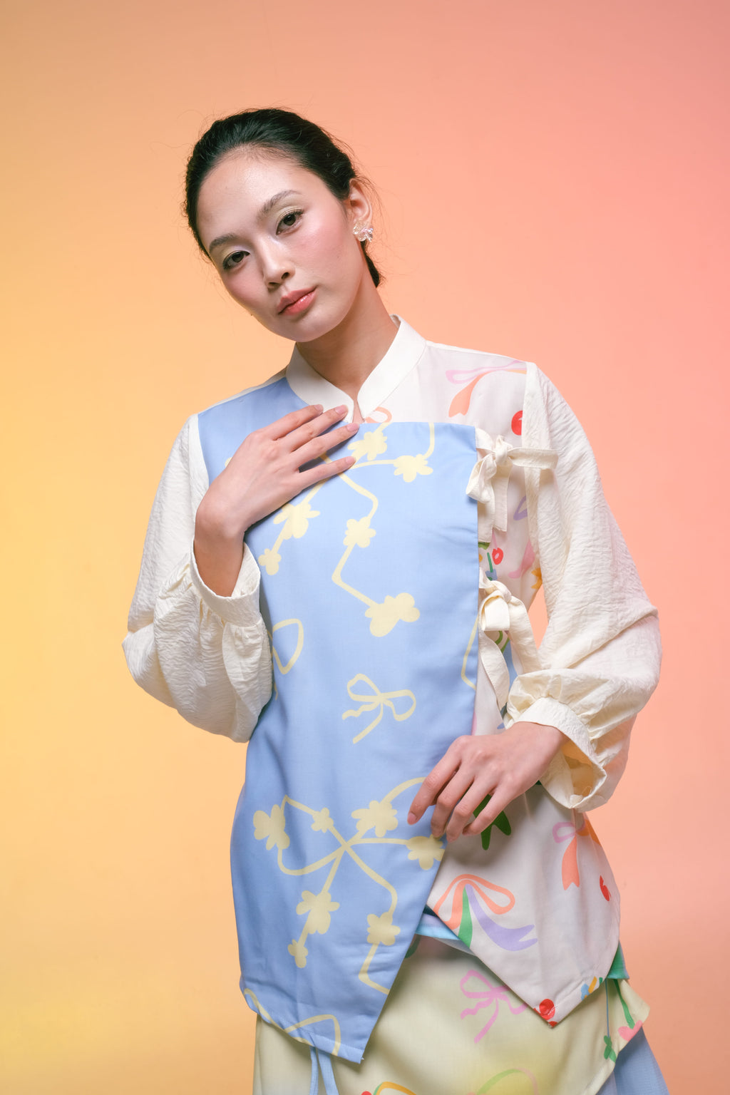 Janggan Top - Ribbon Sky (PO)