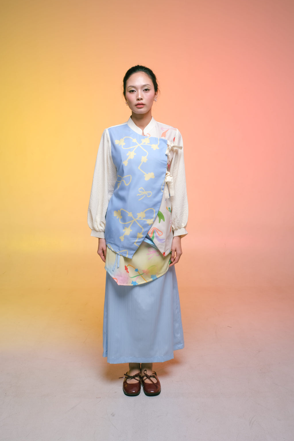 Janggan Top - Ribbon Sky (PO)