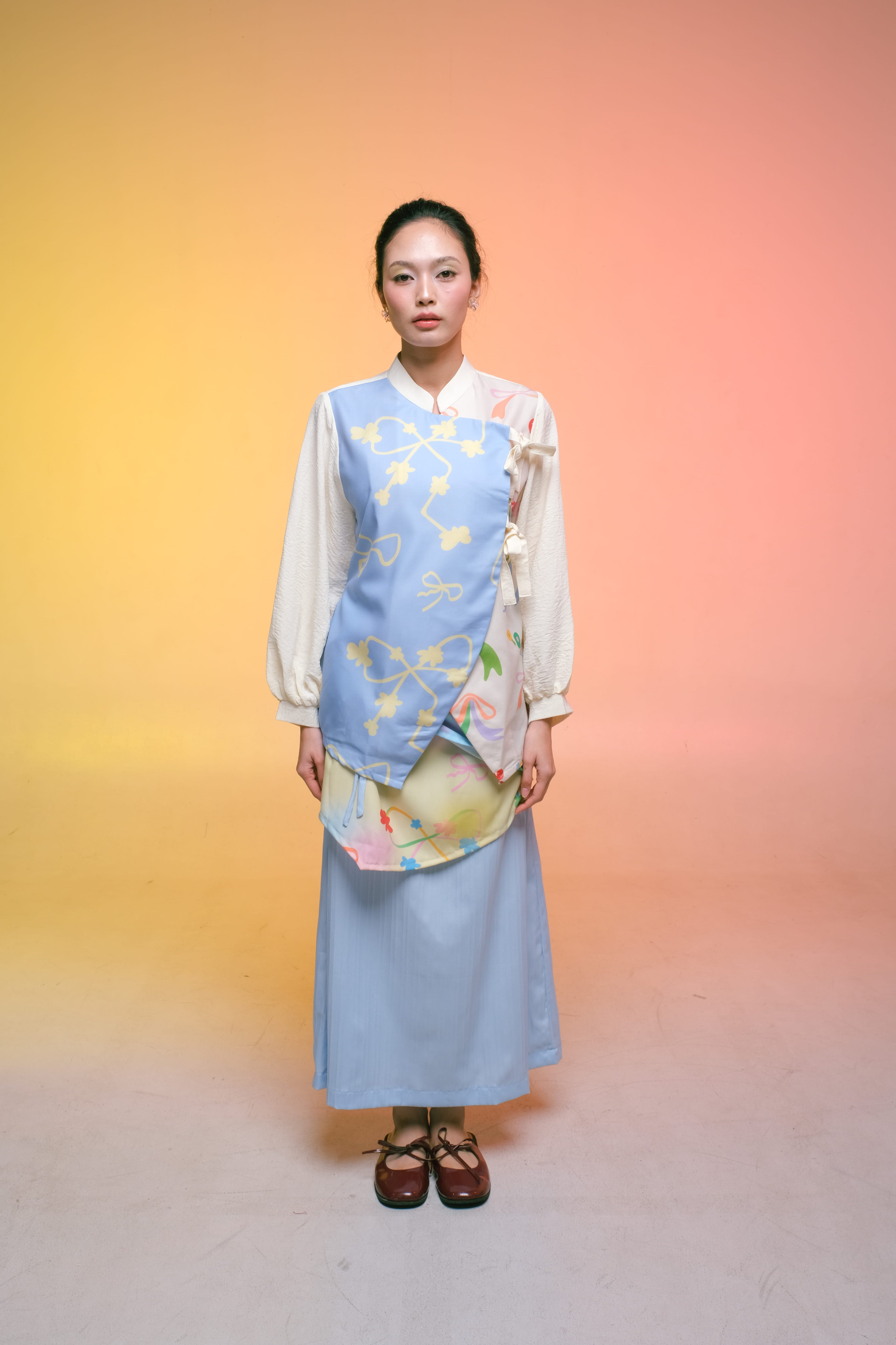 Janggan Top - Ribbon Sky (PO)