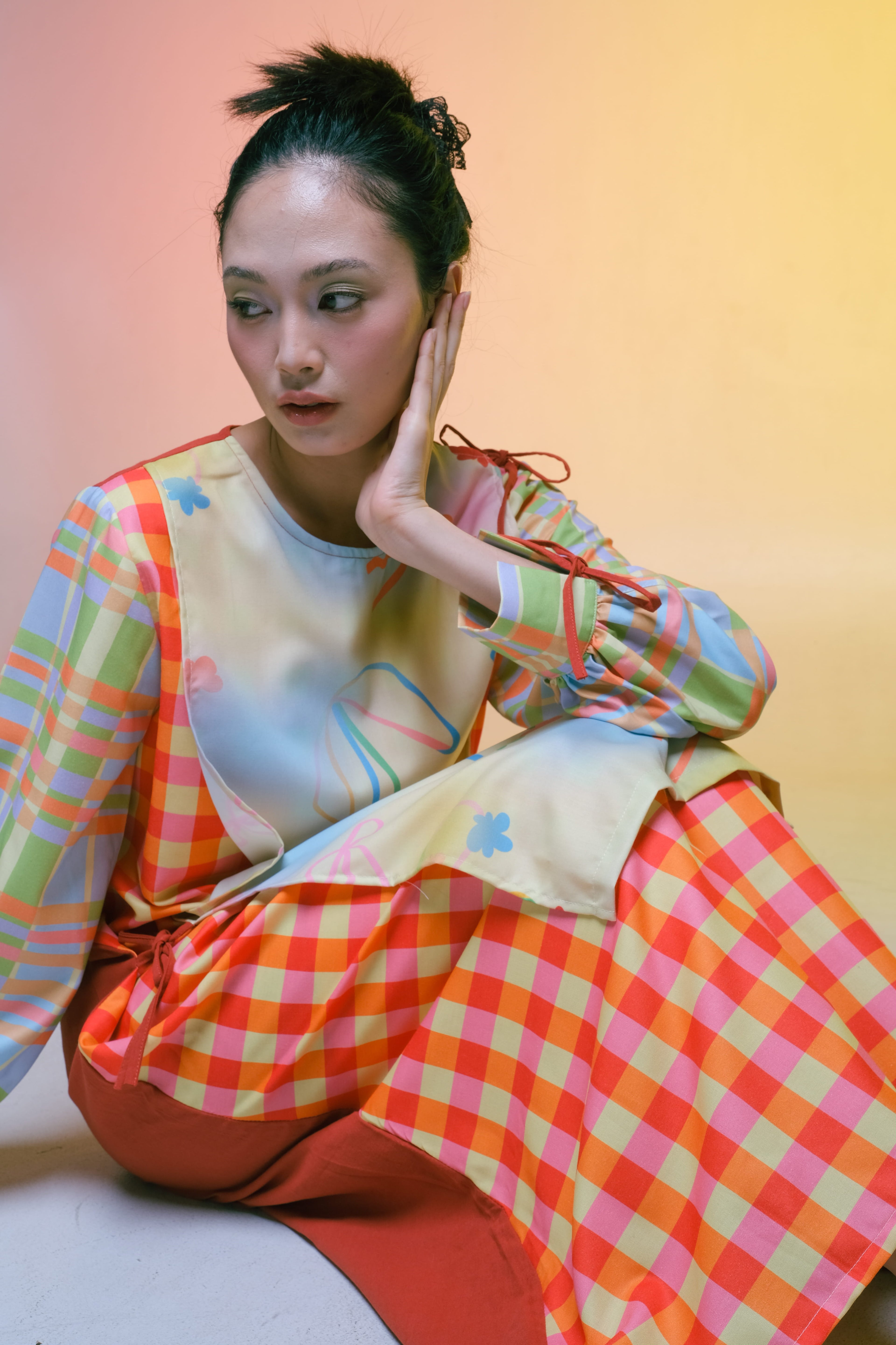 Ribbon Dress - Plaids Pause (PO)