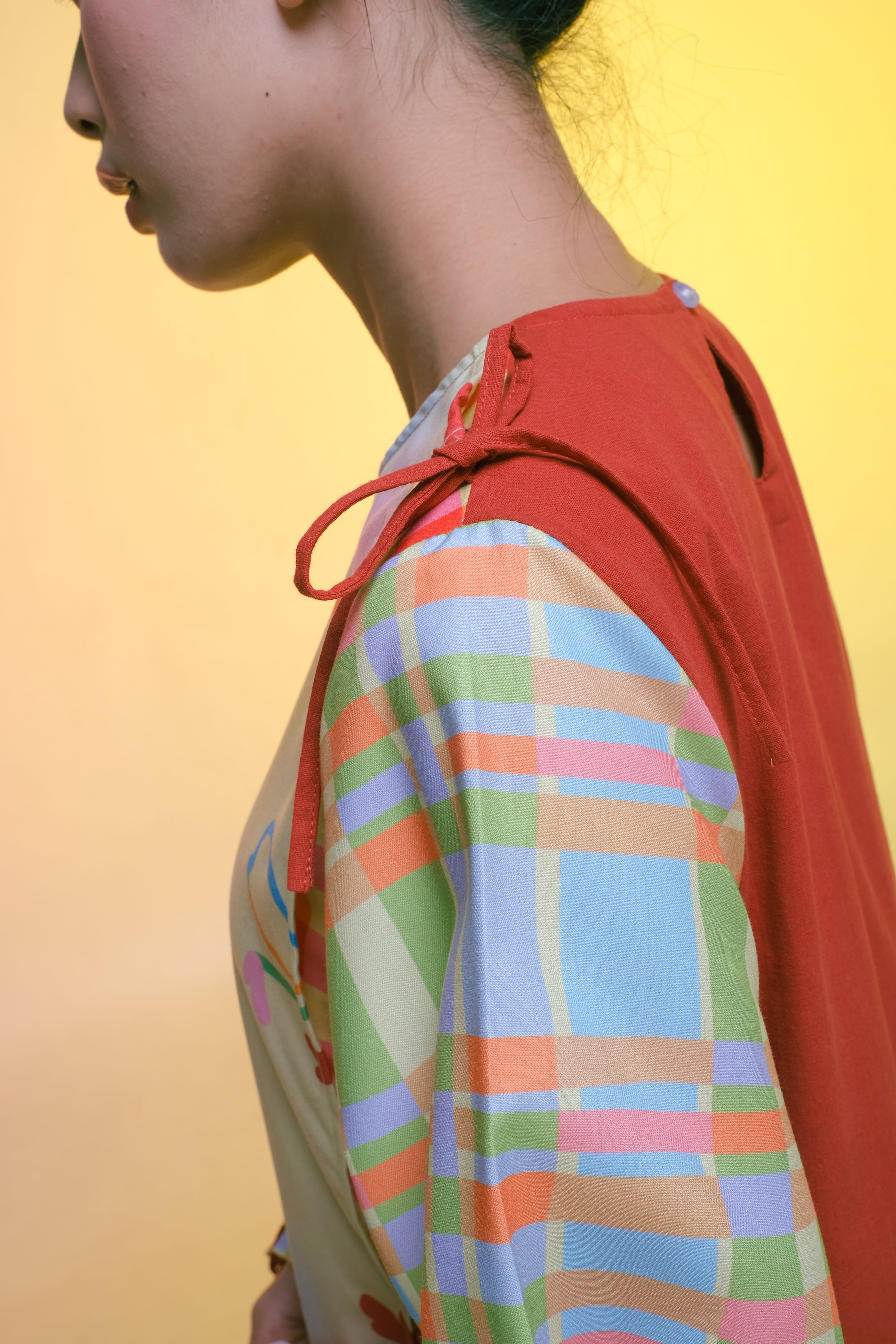 Ribbon Dress - Plaids Pause (PO)