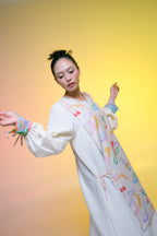 Ribbon Dress - Comma Cream (PO)