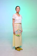 Drawstring Skirt - Flower Leisure