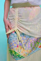 Drawstring Skirt - Flower Leisure
