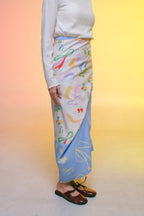 Kain Lilit (Wrap Skirt) - Comma Cream