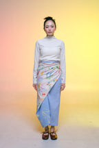 Kain Lilit (Wrap Skirt) - Comma Cream