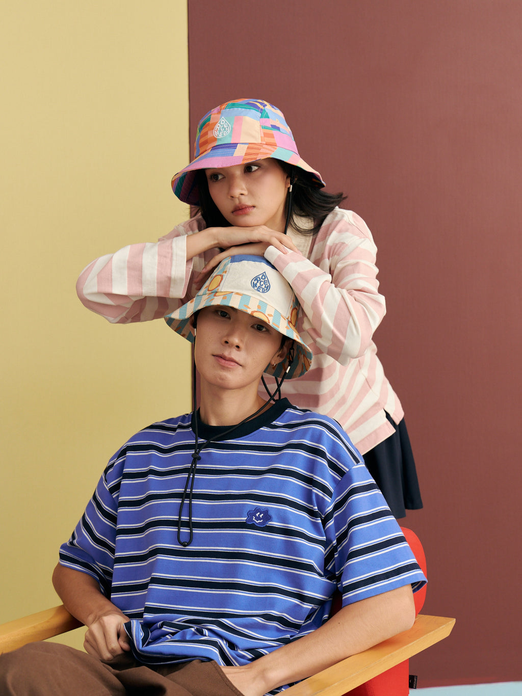 Drenched X Smitten by Pattern - 5 Panel Bucket Hat