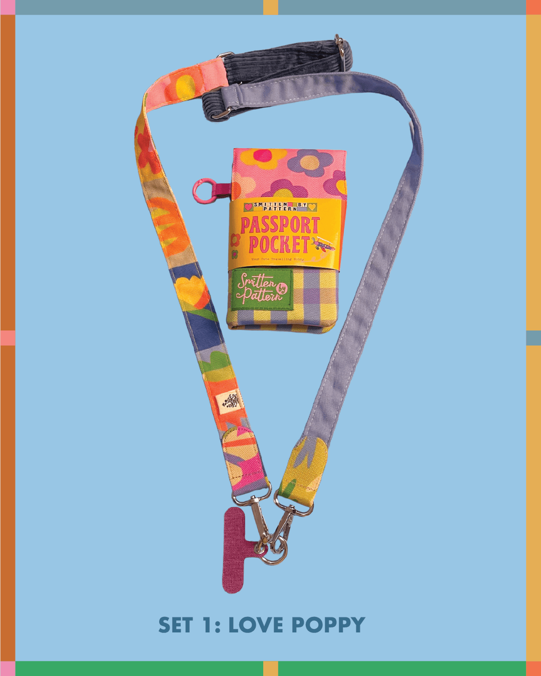 Bundling Package Passport Pocket + Snap Strap