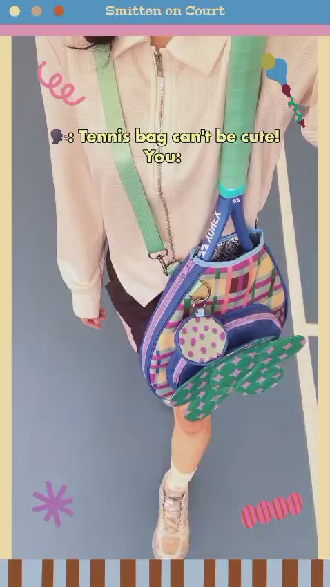 Flower Smash Tennis Bag