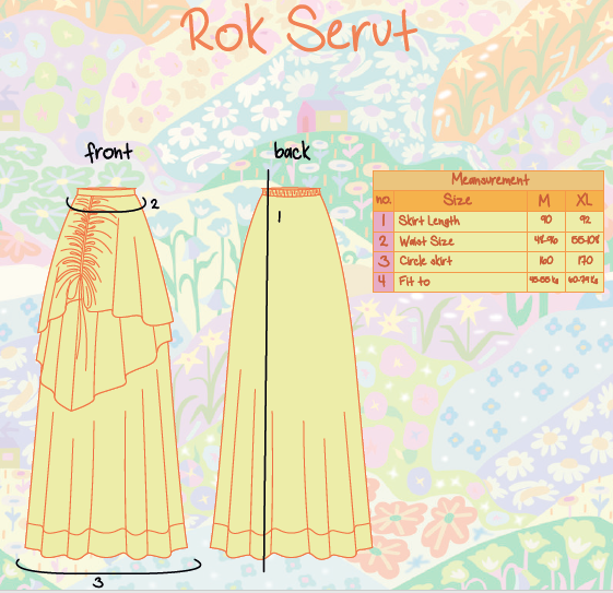 Drawstring Skirt - Butterfly Breather