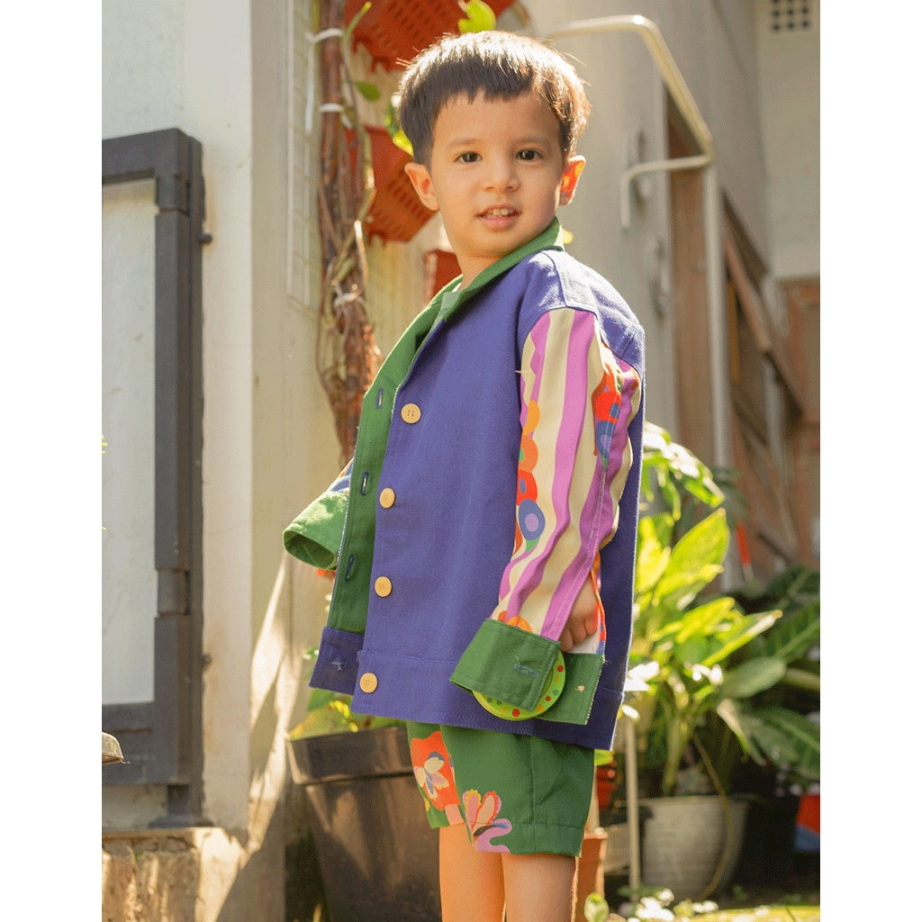 Smitten kids - Jacket -  Sunny Caterpillar