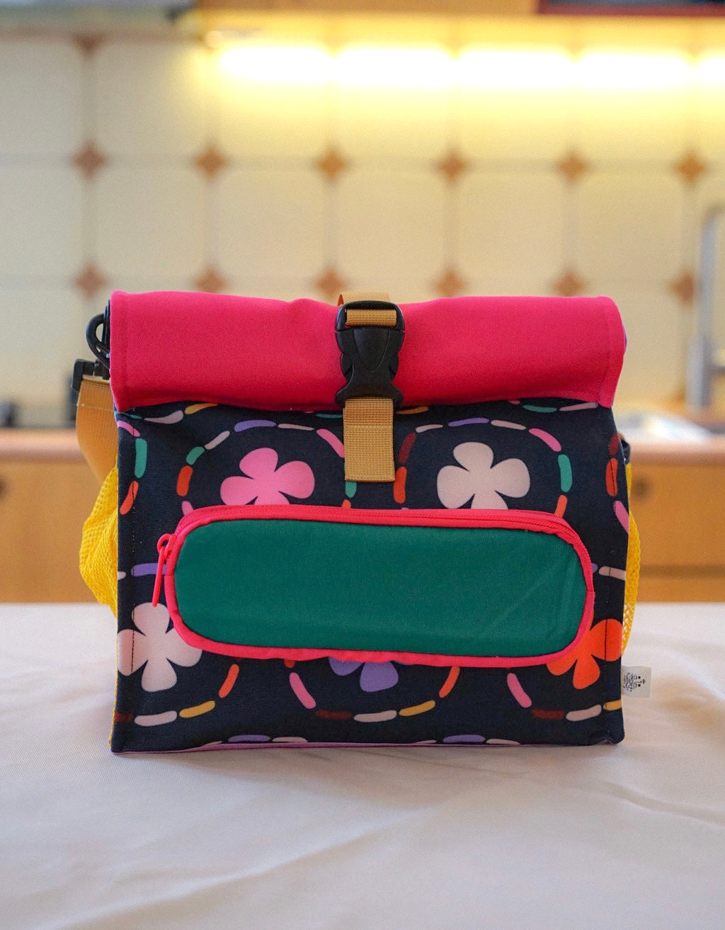 Buckle Up Lunch Bag - Black Wheels