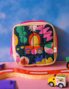 Bun Pouch - Bumpy Cars