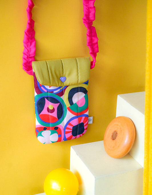 Phone Sling Pouch - Twirl Whirl