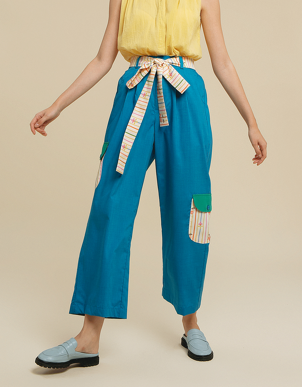 Celana Ikat - Saku Biru