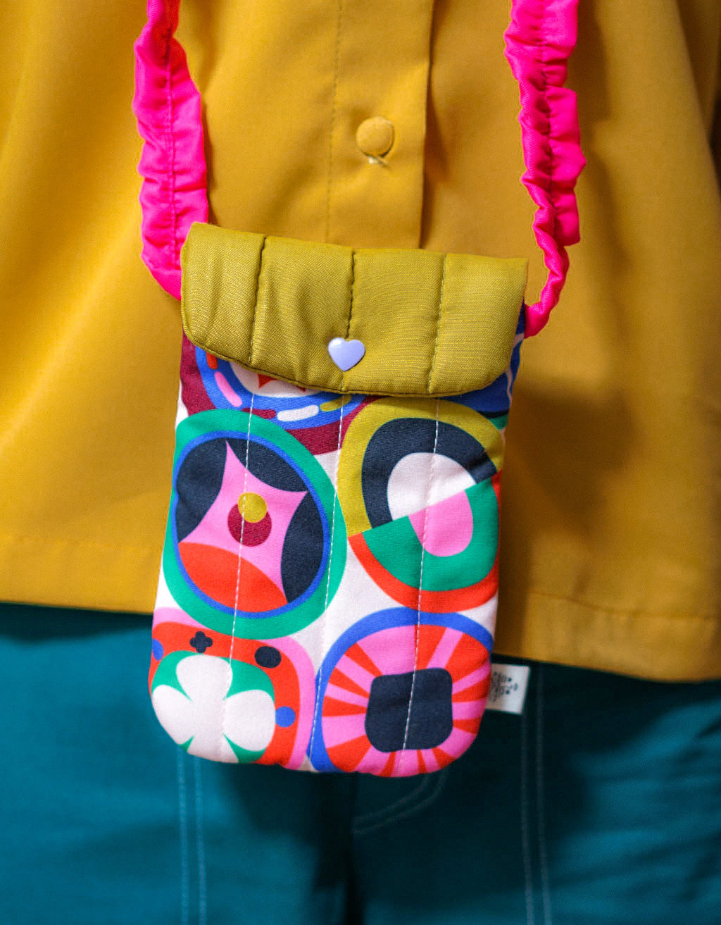 Phone Sling Pouch - Twirl Whirl