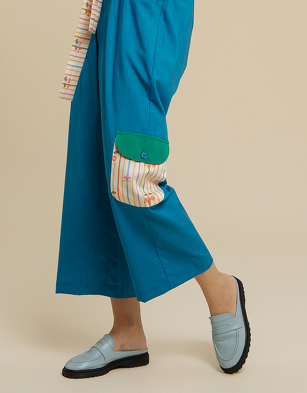 Celana Ikat - Saku Biru