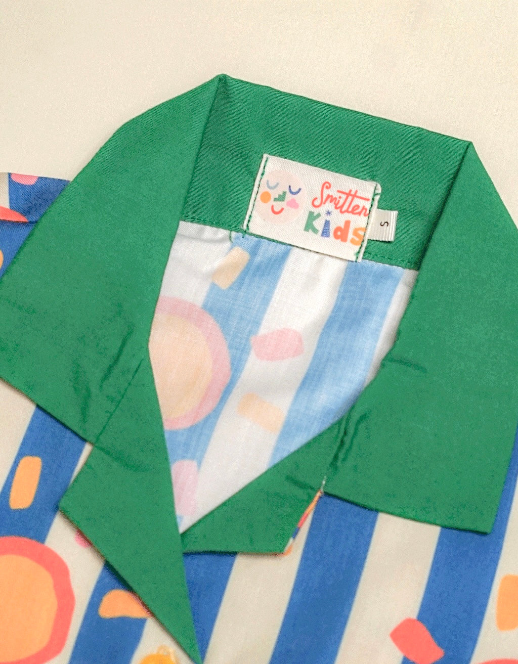 Smitten Kids -  Open Collar Top - Mr.Sun