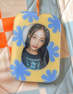 Keychain - Flowery Blue [Large]