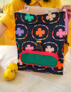Buckle Up Lunch Bag - Black Wheels