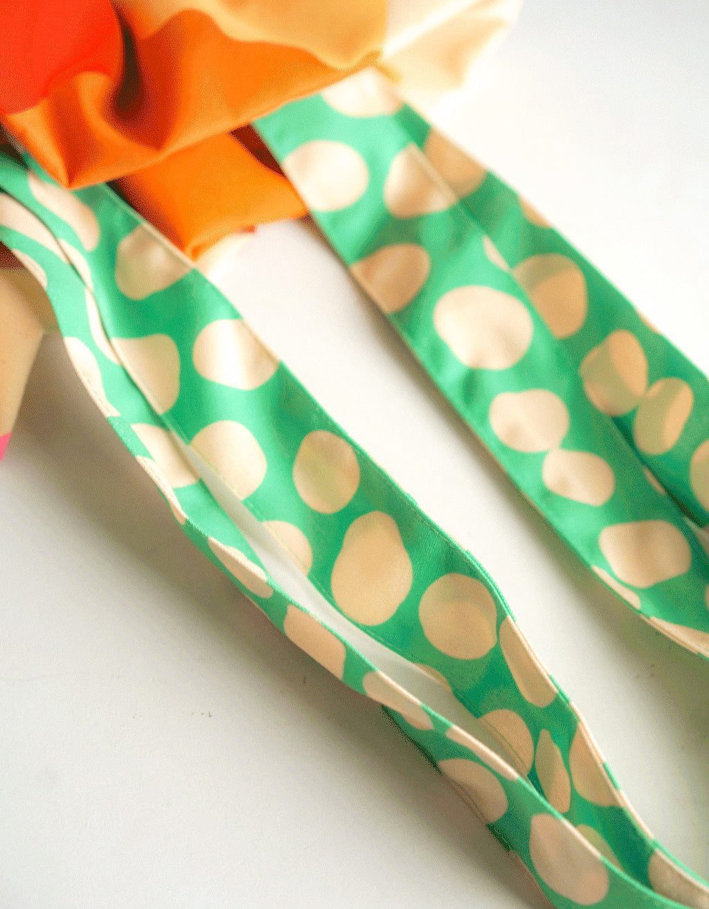 Drawstring Tote Bag - Curly Quilt