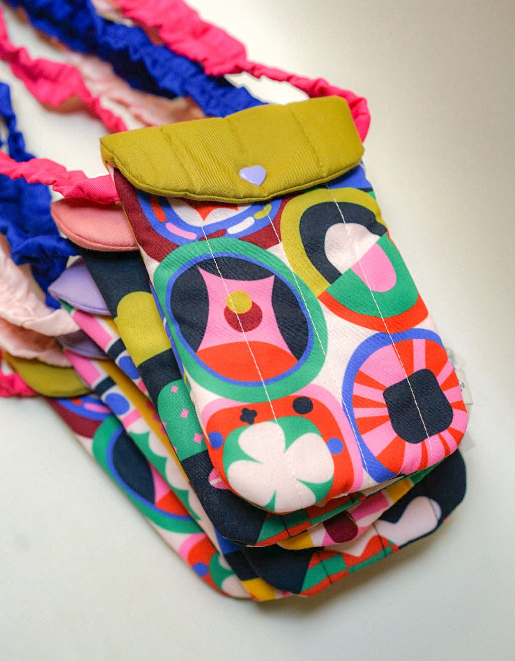 Phone Sling Pouch - Twirl Whirl