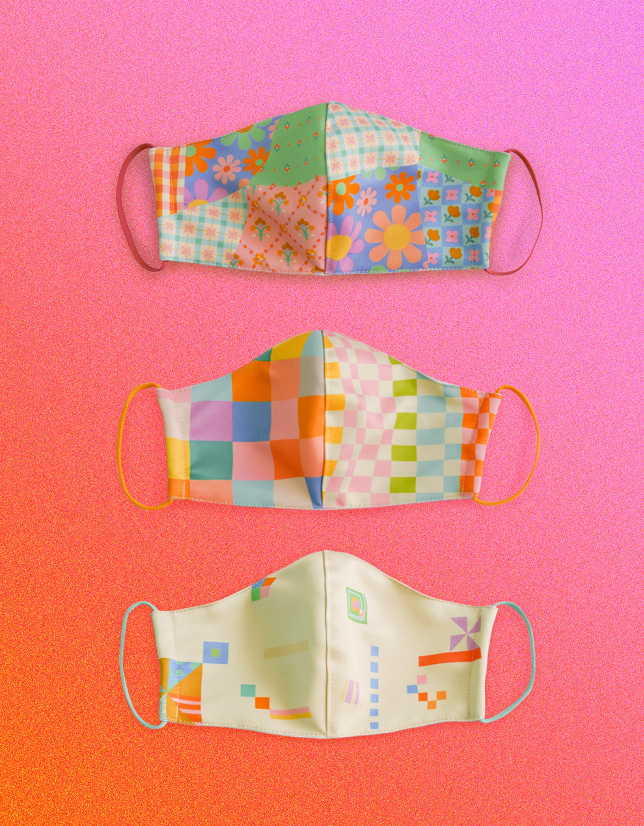 Bundle Pack : Earloop Medium Size Masks - Mix Pattern – SmittenbyPattern