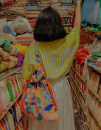 Drawstring Tote Bag - Circle Cells