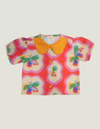Smitten Kids - Puffy Collar Top - Butterfly