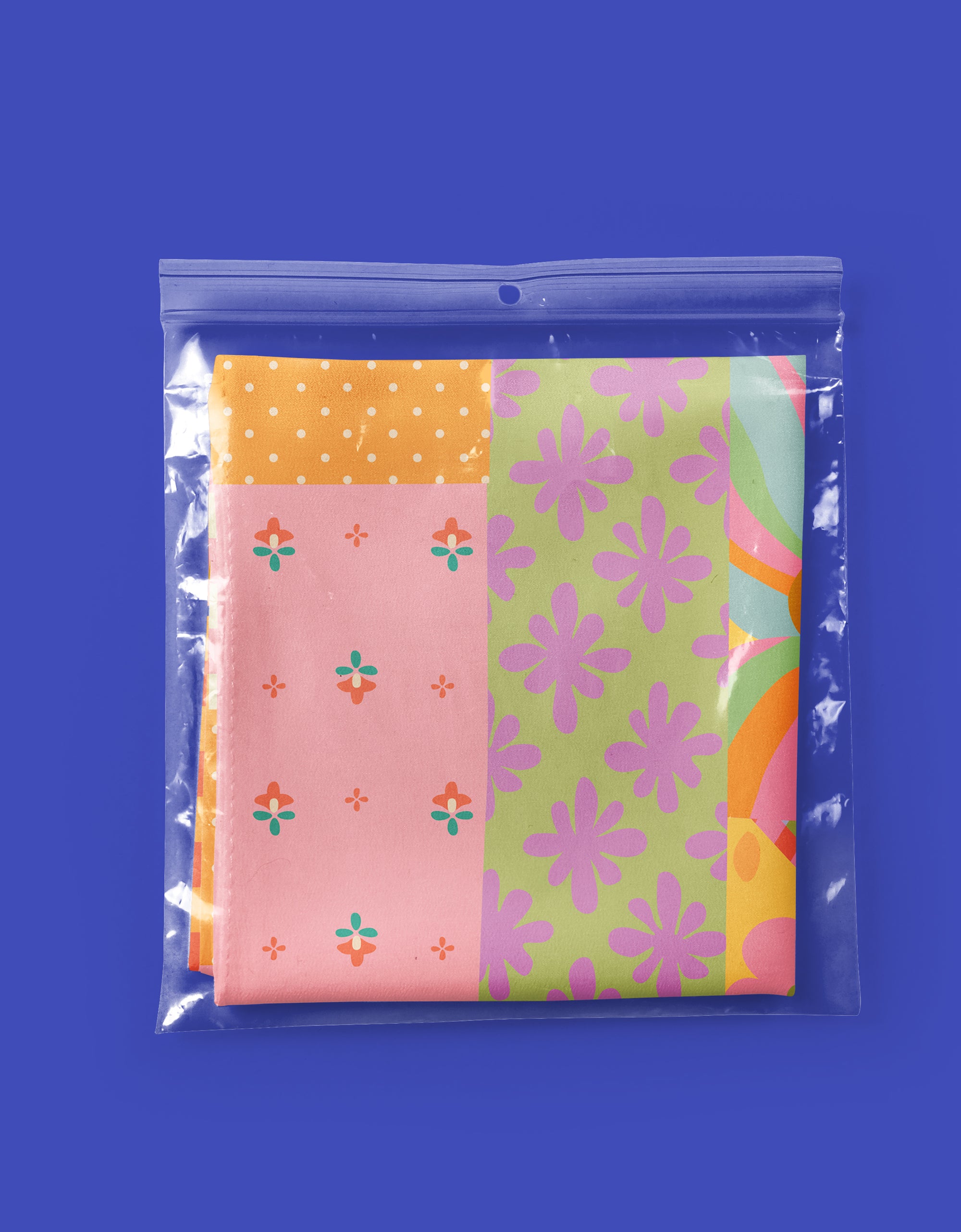 Flower Bricks Scarf