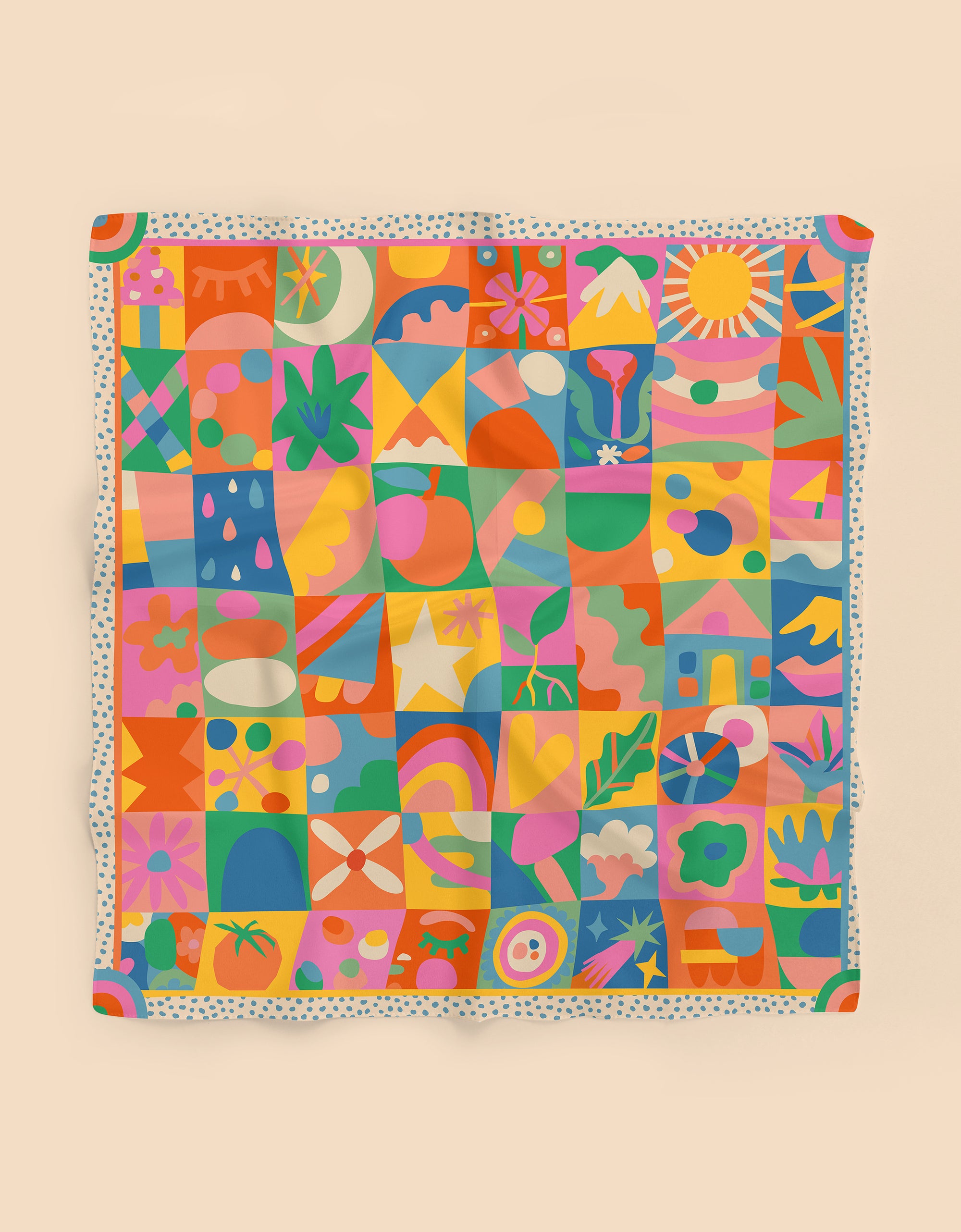 Happy Collage Scarf